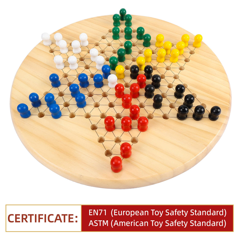 Gothink Chinese Checkers family game suitable for all ages.