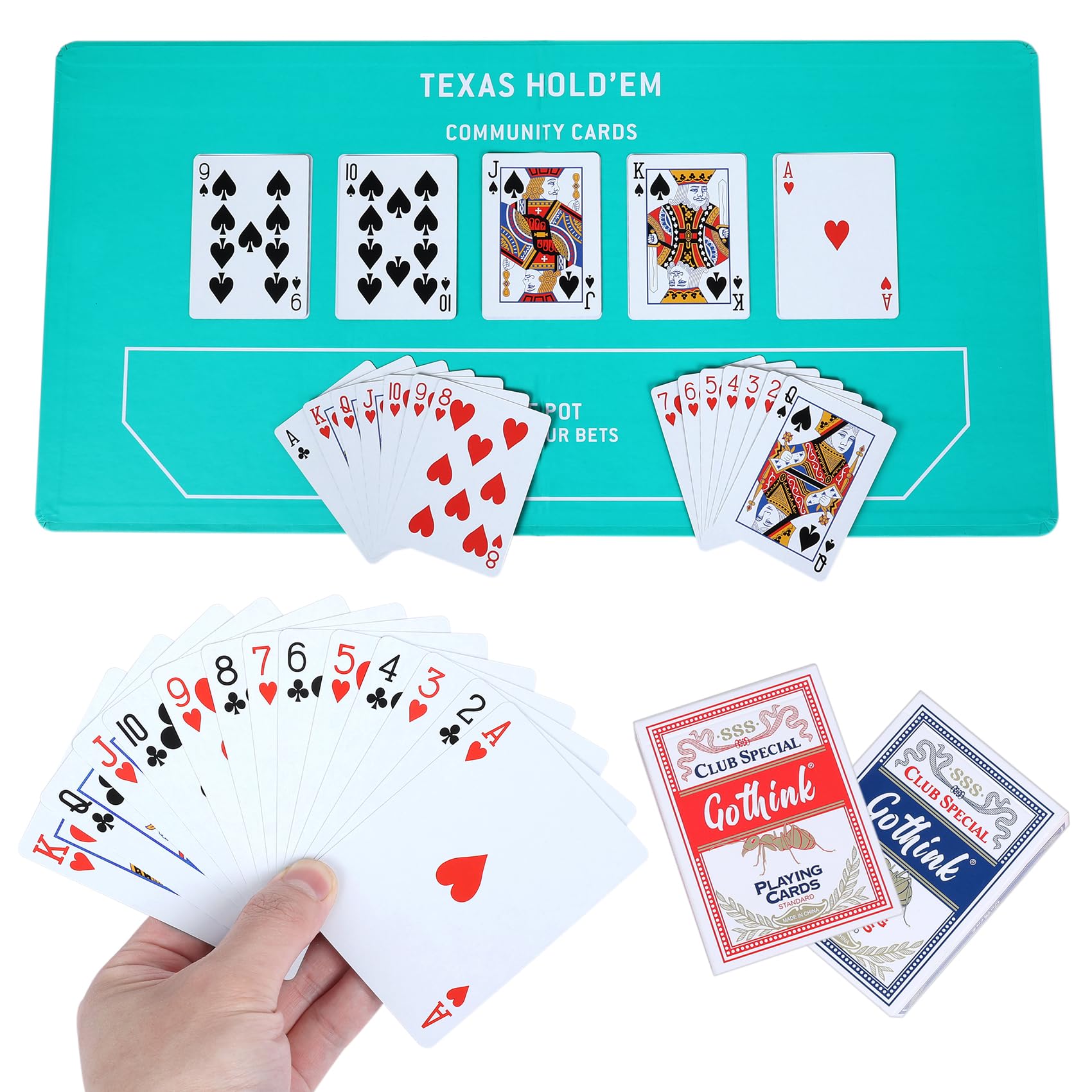 GOTHINK dealer chip designed for authentic dealing feel