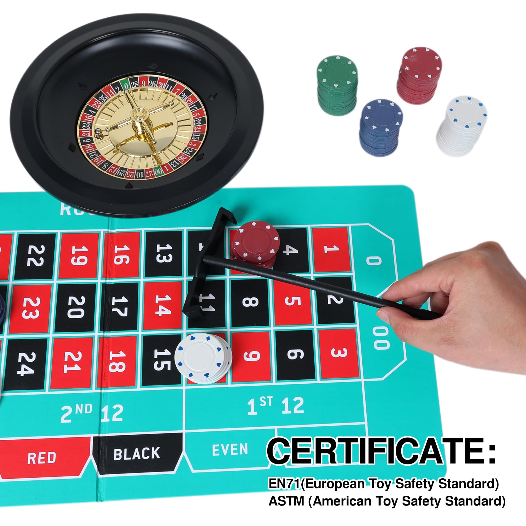 GOTHINK game board 21x10-inch for easy gameplay and social interaction