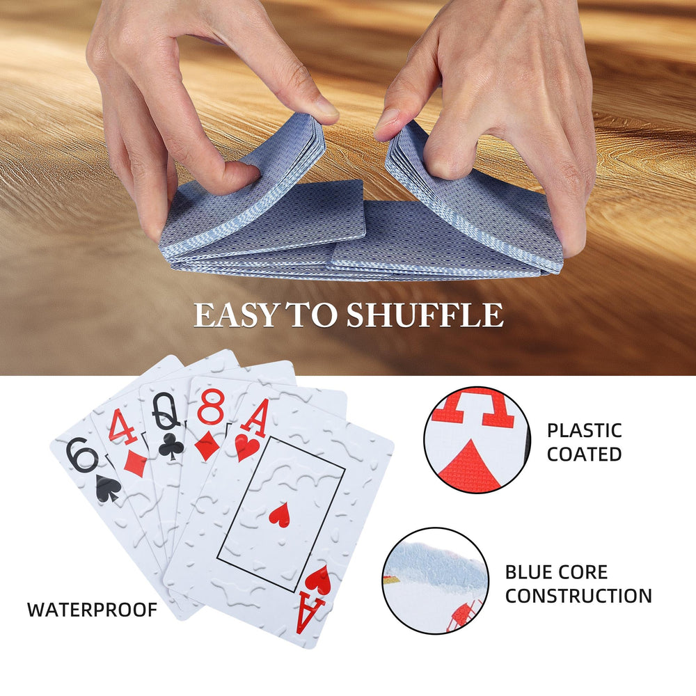 GOTHINK plastic-coated cards feel smooth and durable
