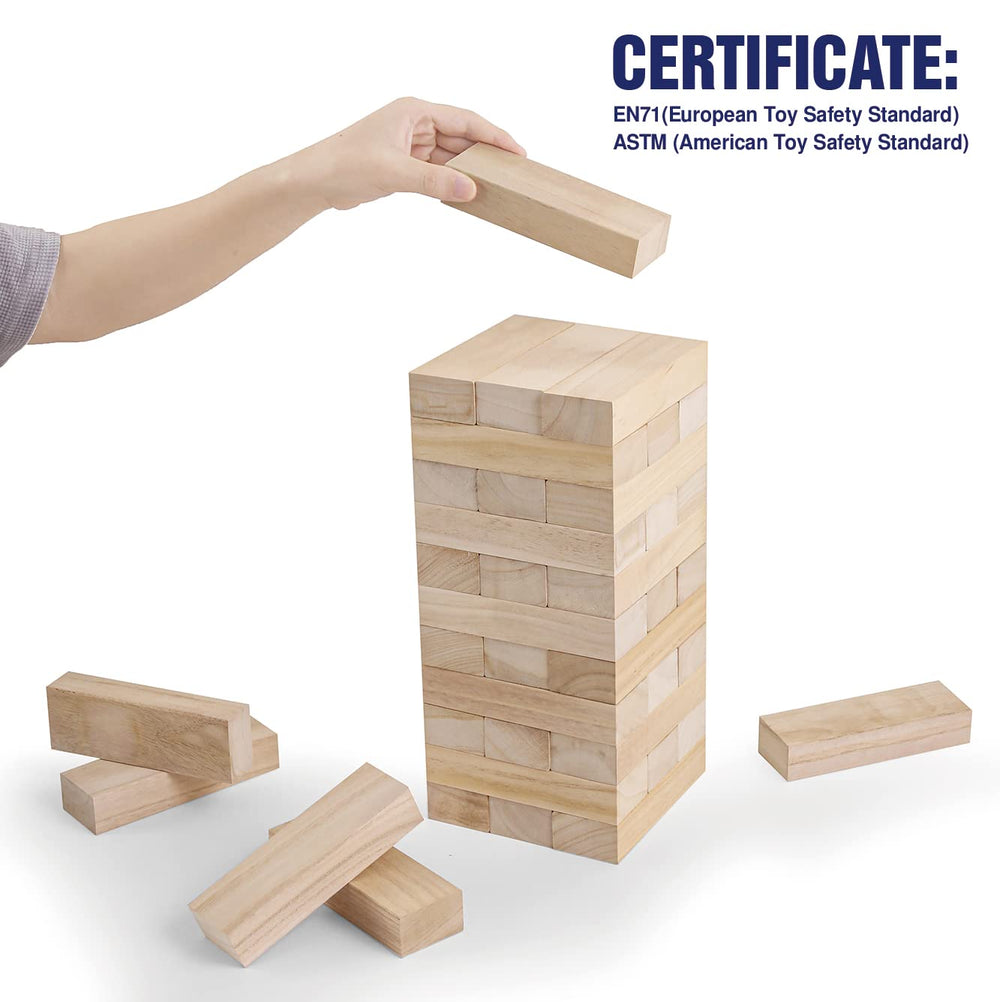 GOTHINK giant tower assembled at different heights for expandable play.