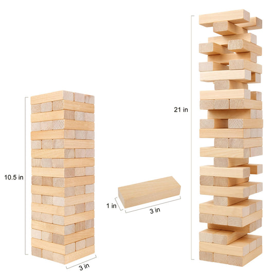 GOTHINK Tumble Tower carry bag keeps blocks secure during travel.