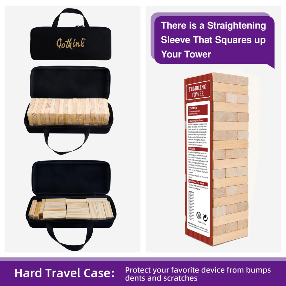 GOTHINK Tumble Tower uses FSC-certified wood for sustainable fun.