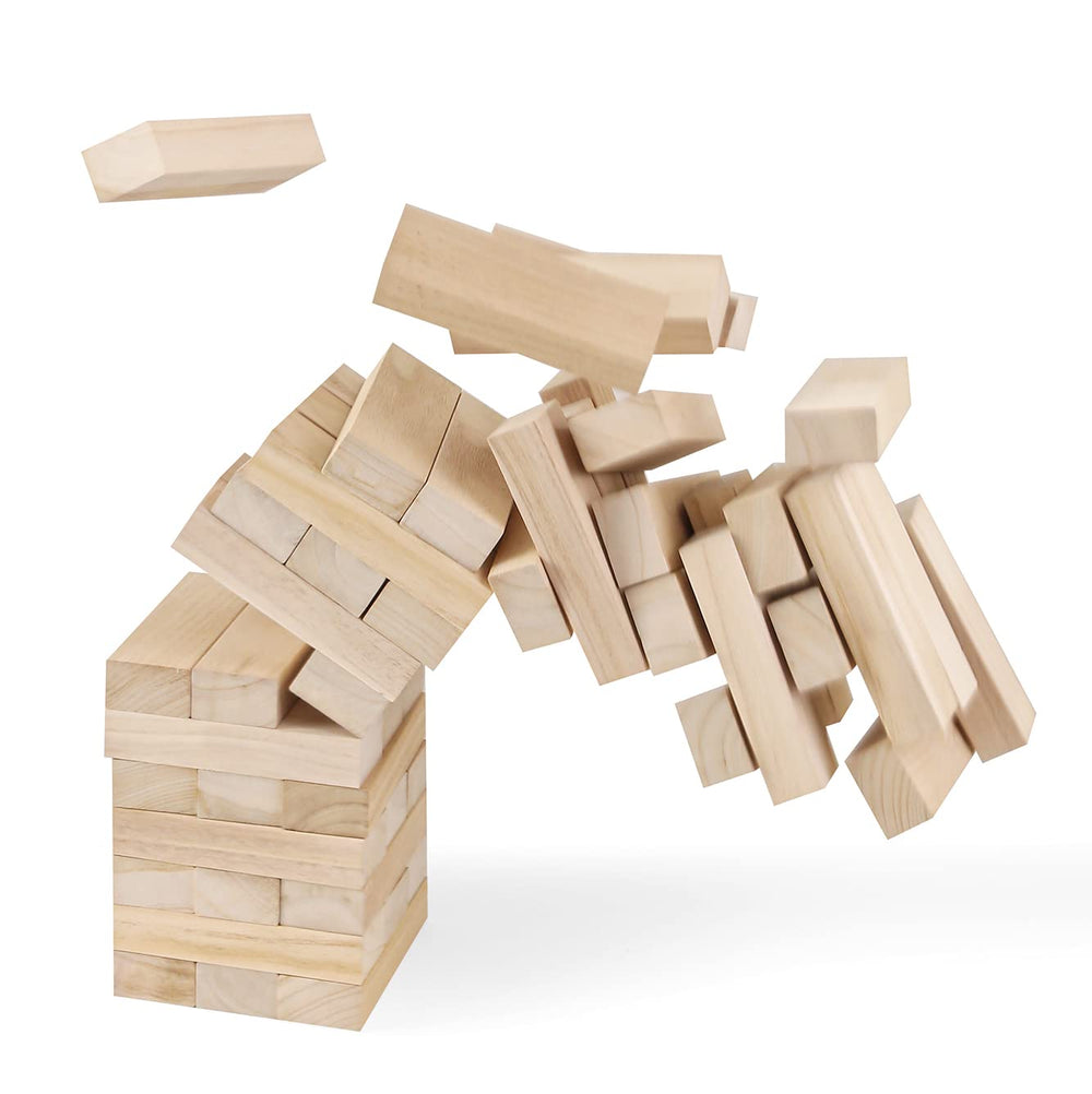 GOTHINK wooden blocks with smooth edges for safer play.