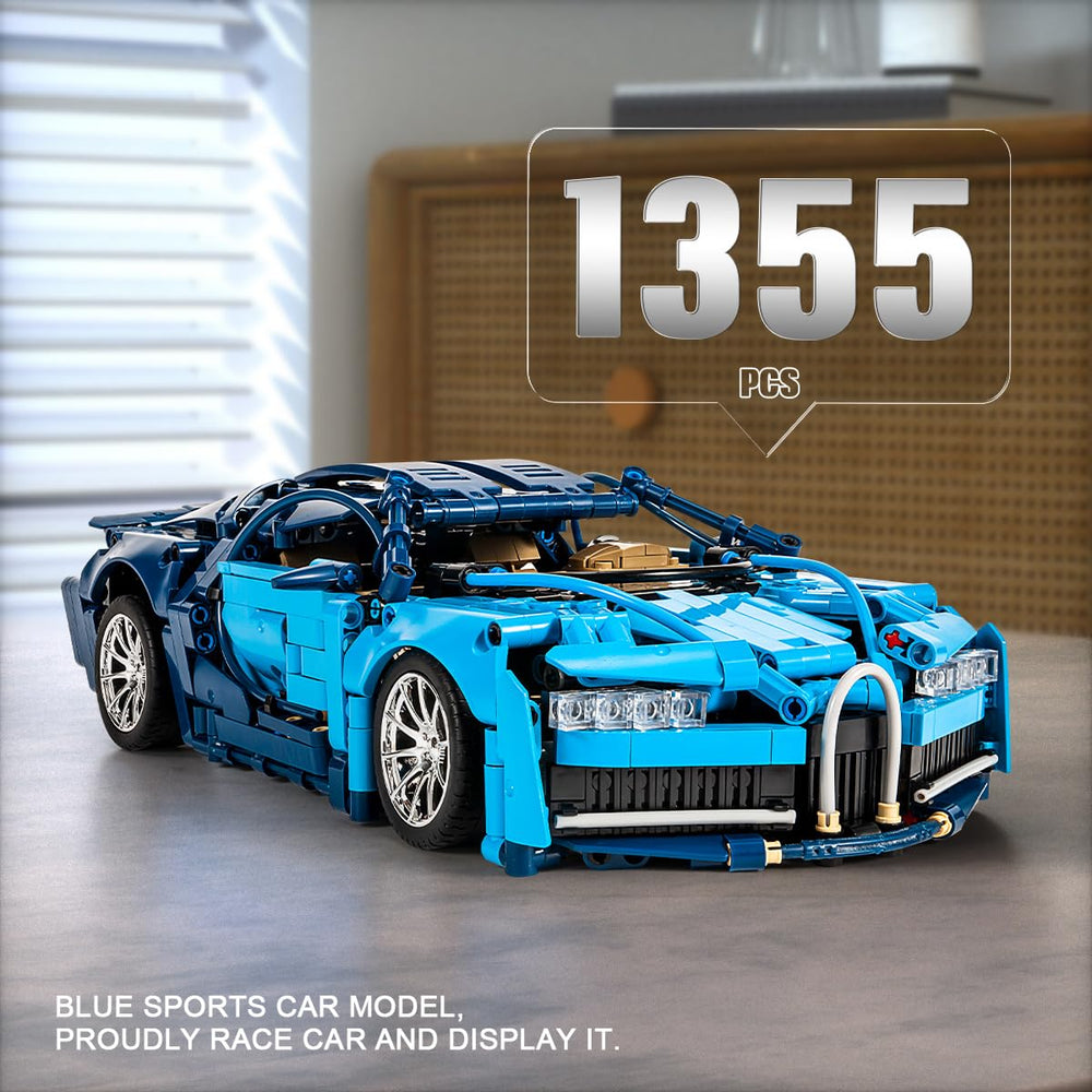 GOTIMON Bluce MOC open doors and hood highlight interactive play and display options.