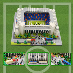 GOTIMON Stadium detailed pieces close-up, showcasing micro-block craftsmanship