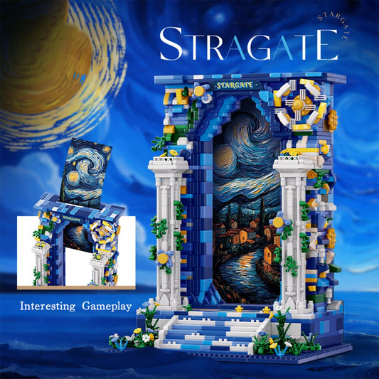 GOTIMON Starry Sky Gate columns showcase architectural detail for collectors