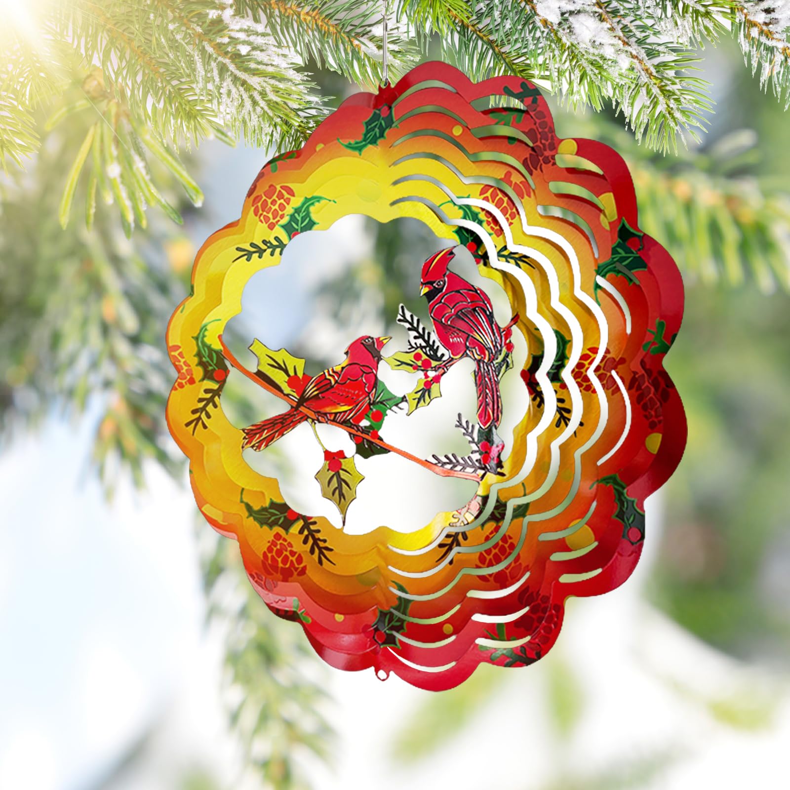 GOTOME wind spinner features detachable S-hook for easy hanging and setup.