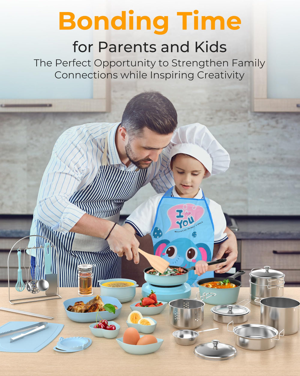 Gotoofun storage rack keeps tools organized, encouraging tidy, repeatable cooking sessions.