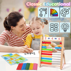 Gotoofun abacus encourages color and letter recognition alongside basic math.