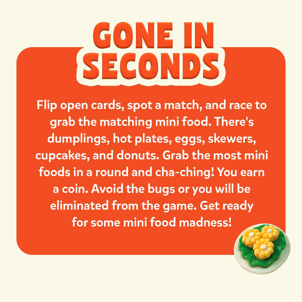 Gouda Games Gone in Seconds family night setup for 2–5 players