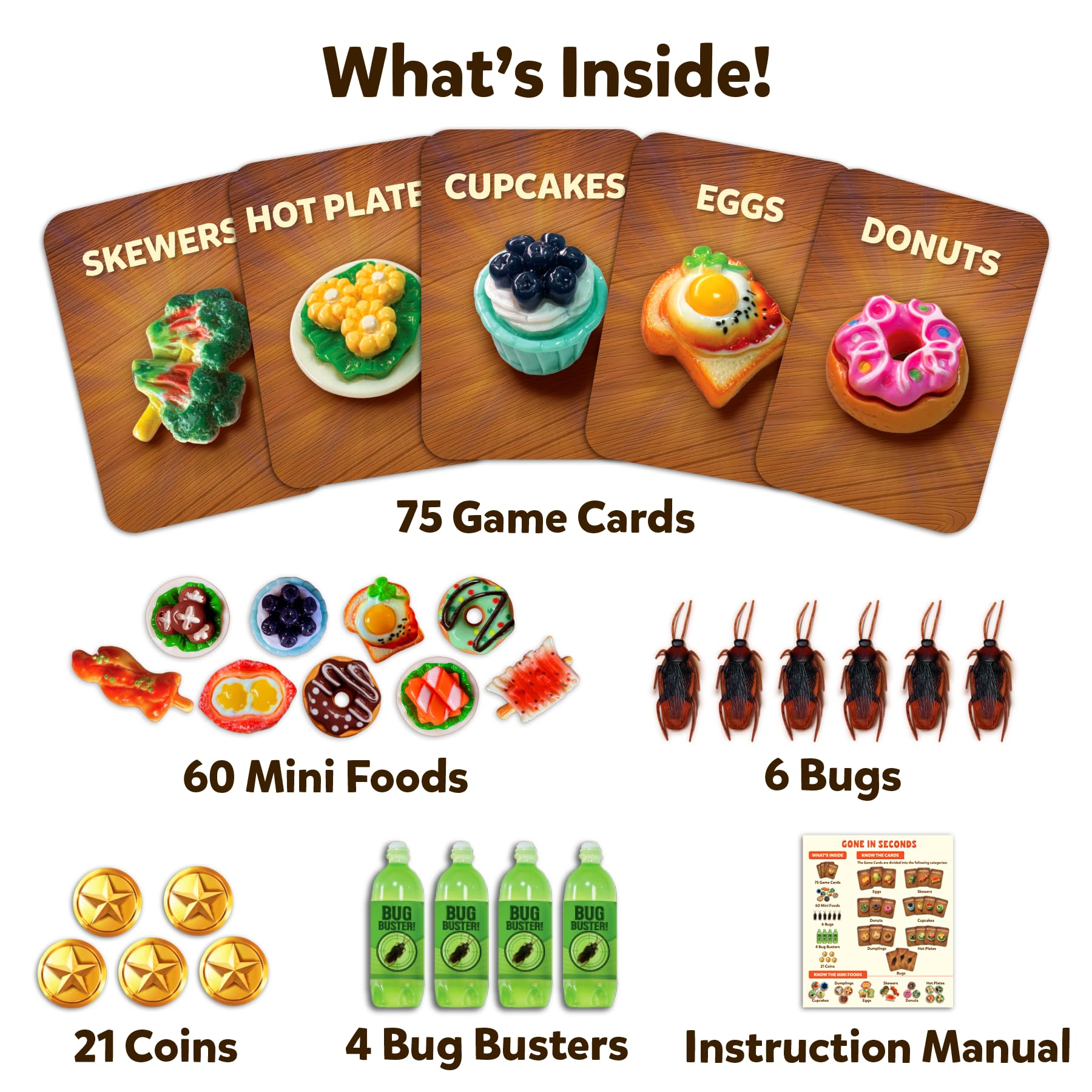 Gouda Games Gone in Seconds instruction manual for fast onboarding