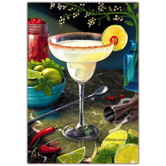 Gouda Games The Margarita puzzle box front invites family game night