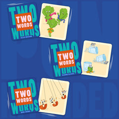 Deck of 200 Pun Intended cards with visual clues for play.