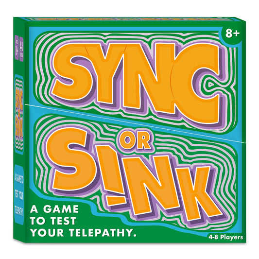 Gouda Games Sync or Sink card game setup for quick rounds and big laughs.