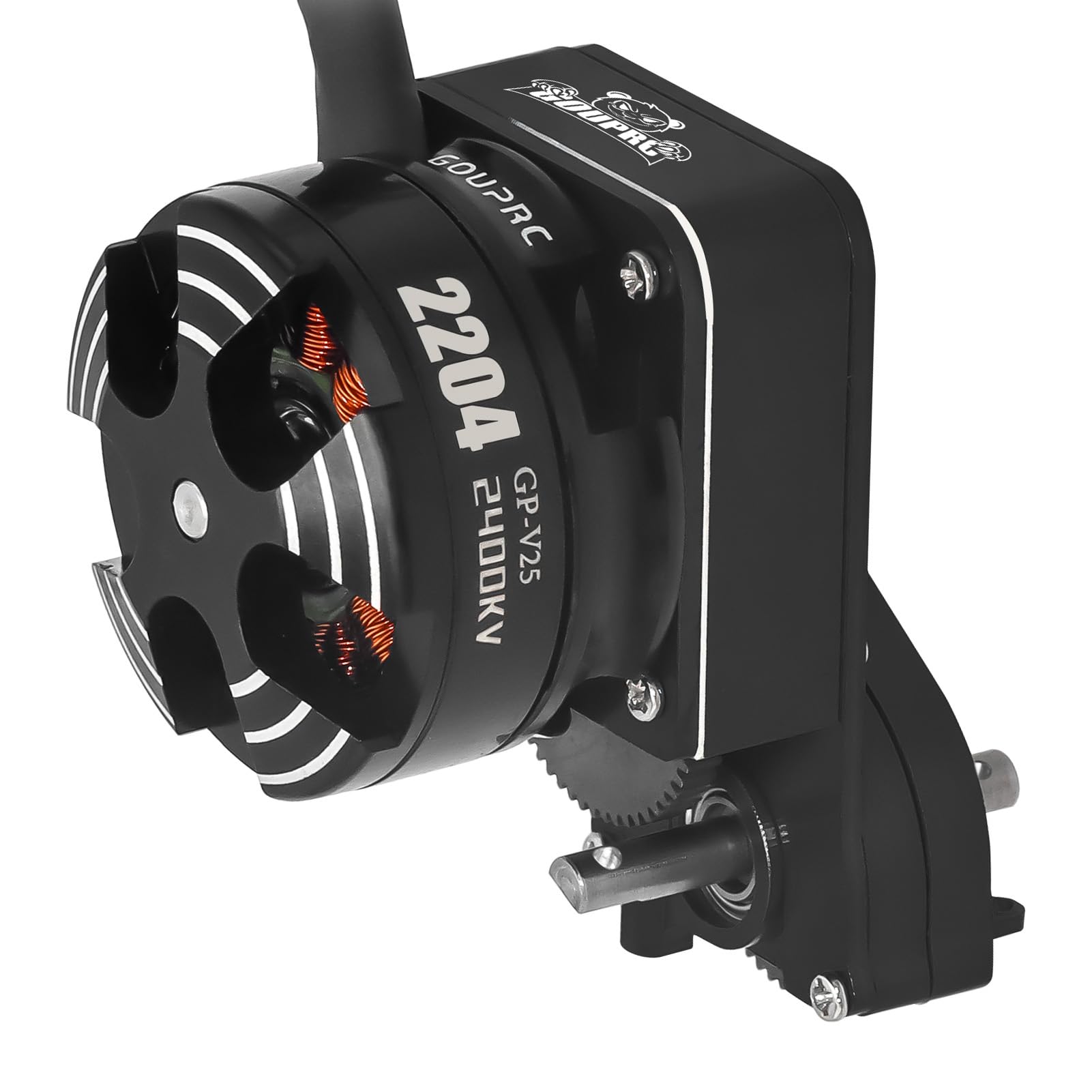 Complete GOUP RC package with ESC and motor for quick install.