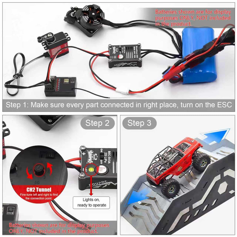 PH2.0 and JST battery adapter included for versatile power options.