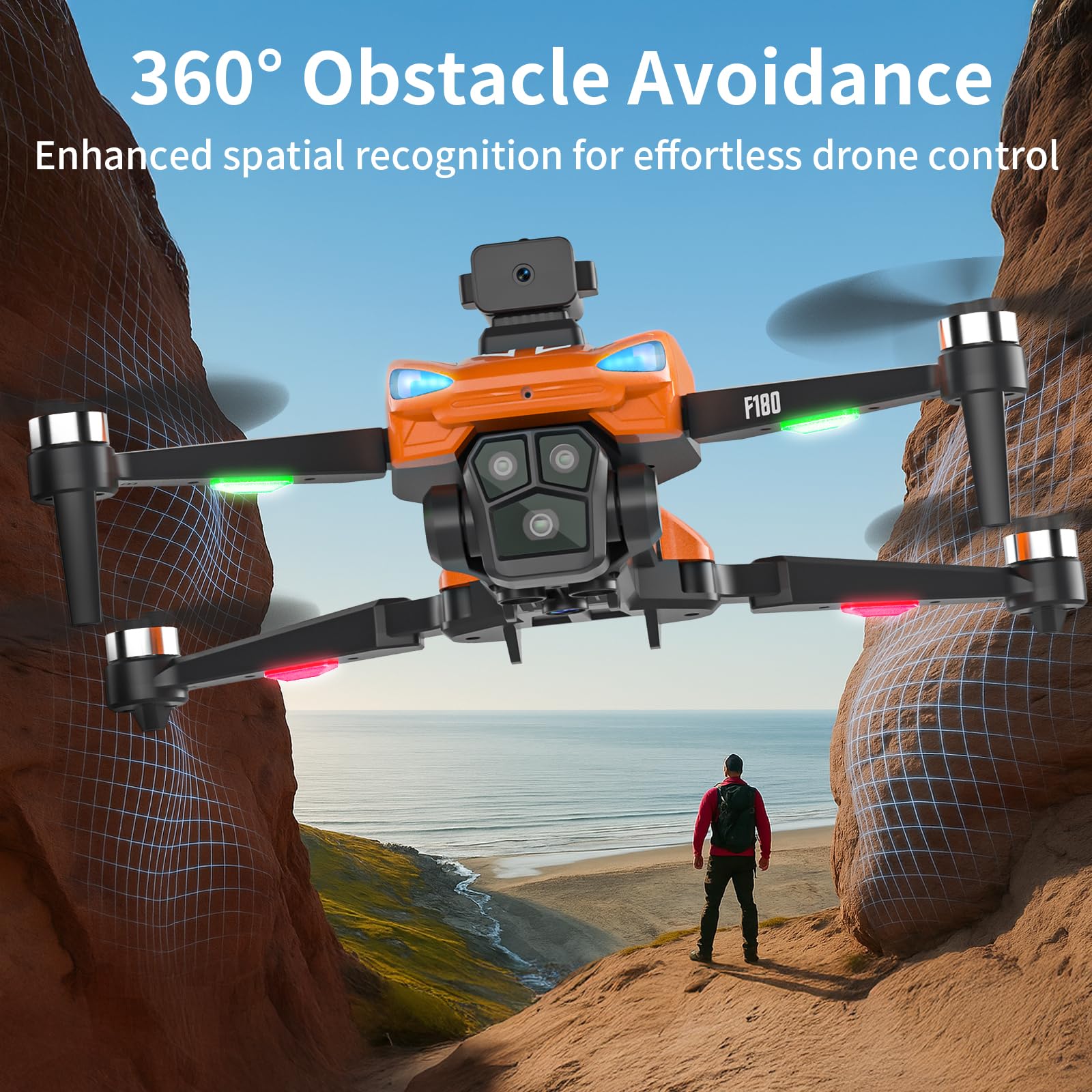 Govogorc GPS drone auto return for worry-free flights.