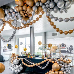 Govpy balloon chain garland to craft festive ceiling decor.