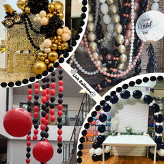 Govpy decor idea uses black with white or metallic accents for layering