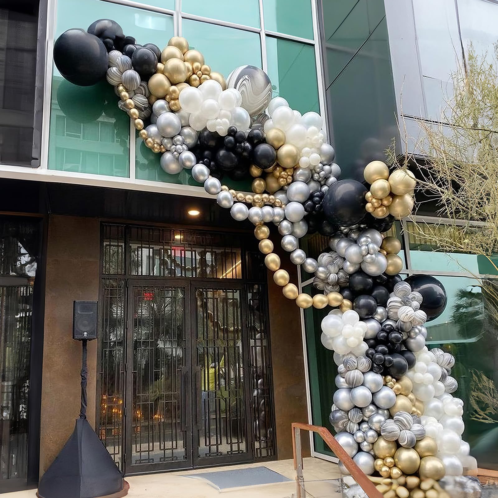 Govpy gold balloon tails connectors boost quick linking.