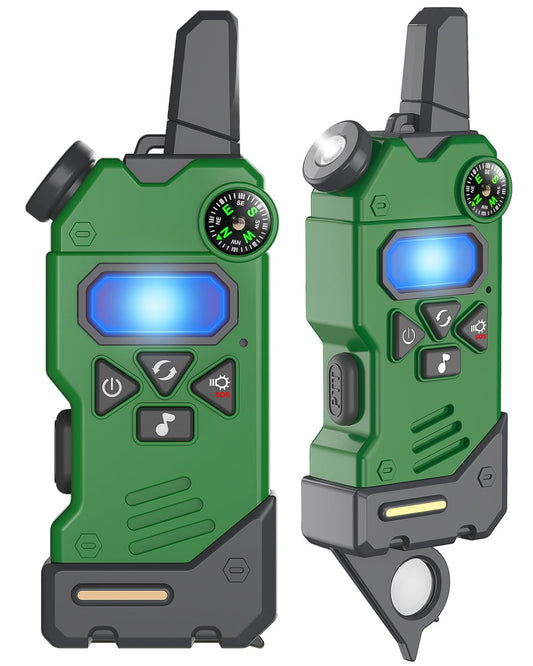 Gowtimly walkie talkie red channel for quick color-coded communication outdoors.