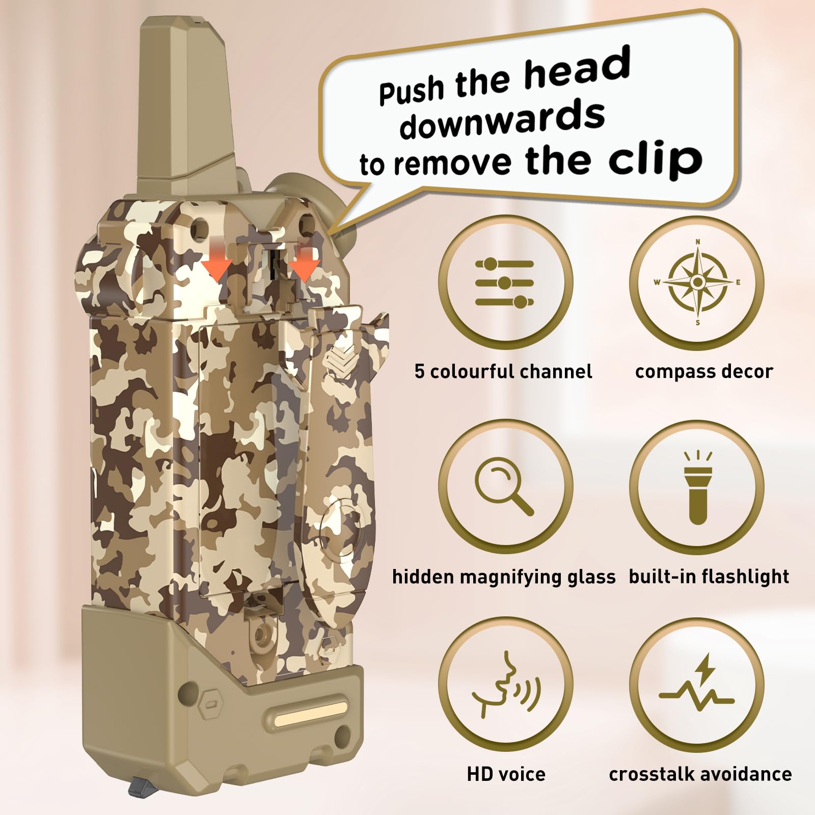 Gowtimly walkie talkies with call function on the same channel