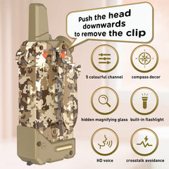 Gowtimly walkie talkies with call function on the same channel
