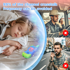 Gowtimly walkie talkies include call function for quick one-touch communication