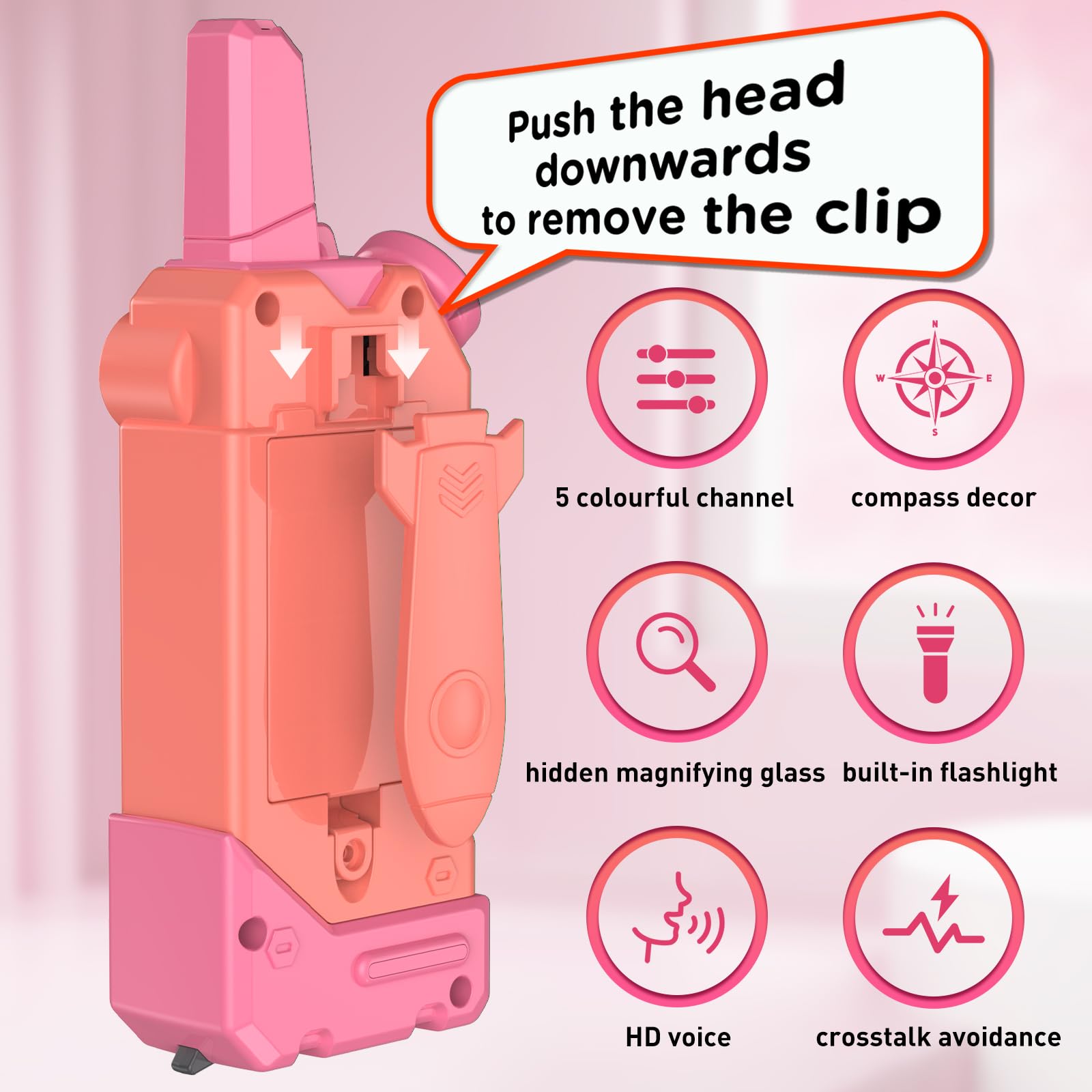 Gowtimly walkie talkies long-range up to 3 miles for outdoor connectivity.