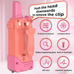 Gowtimly walkie talkies long-range up to 3 miles for outdoor connectivity.