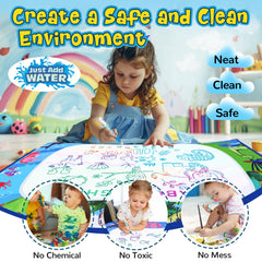 GPPNKC mat folded compactly for travel or indoor play