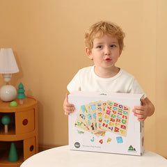 GR GRINNNIE shape puzzle helps with shape recognition and visual discrimination.