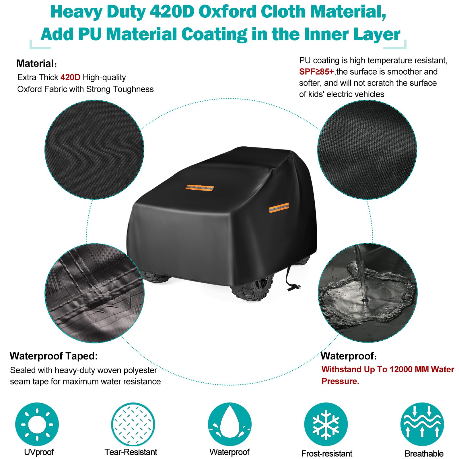 GRABADO waterproof seam highlights double-stitched protection