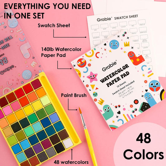 Grabie travel-case keeps paints and brush organized during on-the-go painting