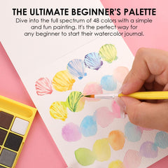 Grabie swatch sheet and paper pad for testing colors and planning layouts