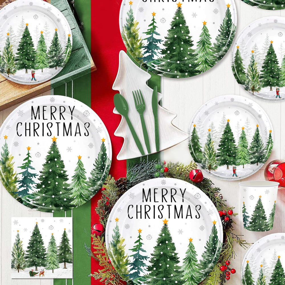 GrabnGoParty Christmas trees cups for spill-free, cheerful drinks