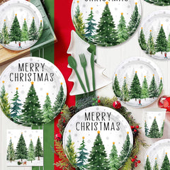 GrabnGoParty Christmas trees cups for spill-free, cheerful drinks