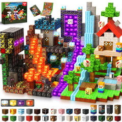 GraceDuck 200pcs magnetic blocks spark creative play and fine motor skills