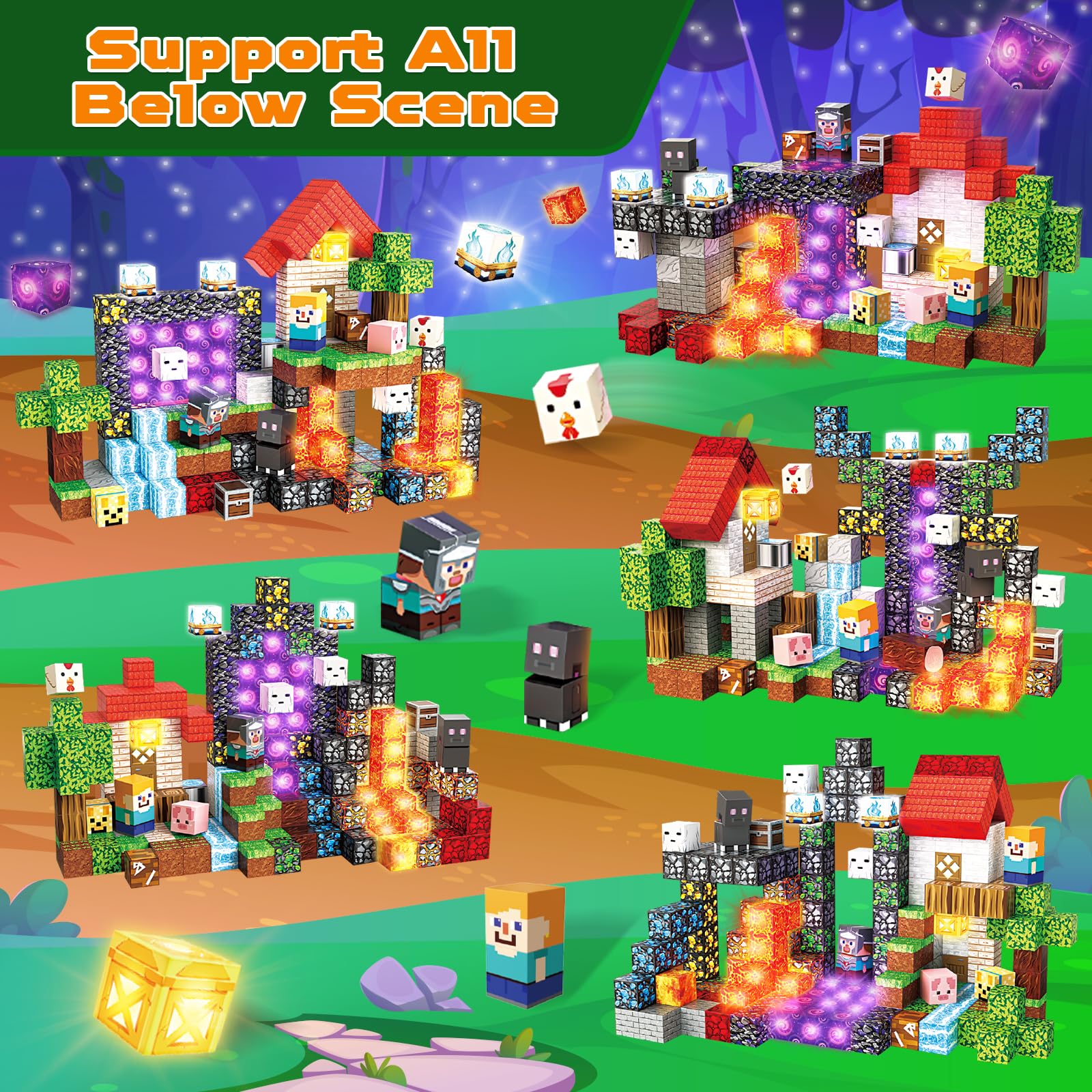 GraceDuck castle-building blocks enable hands-on construction fun