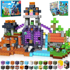 GraceDuck dark hell forest castle blocks for imaginative building play