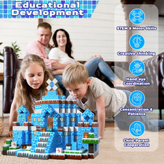 GraceDuck ice-castle booklet guides story-driven building ideas for kids.