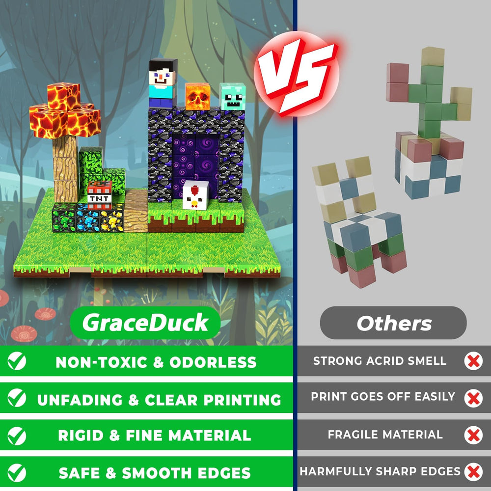 Kids building with GraceDuck blocks for cooperative play and creativity