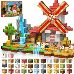 GraceDuck magnetic blocks set of 150 cubes for open-ended STEM play.