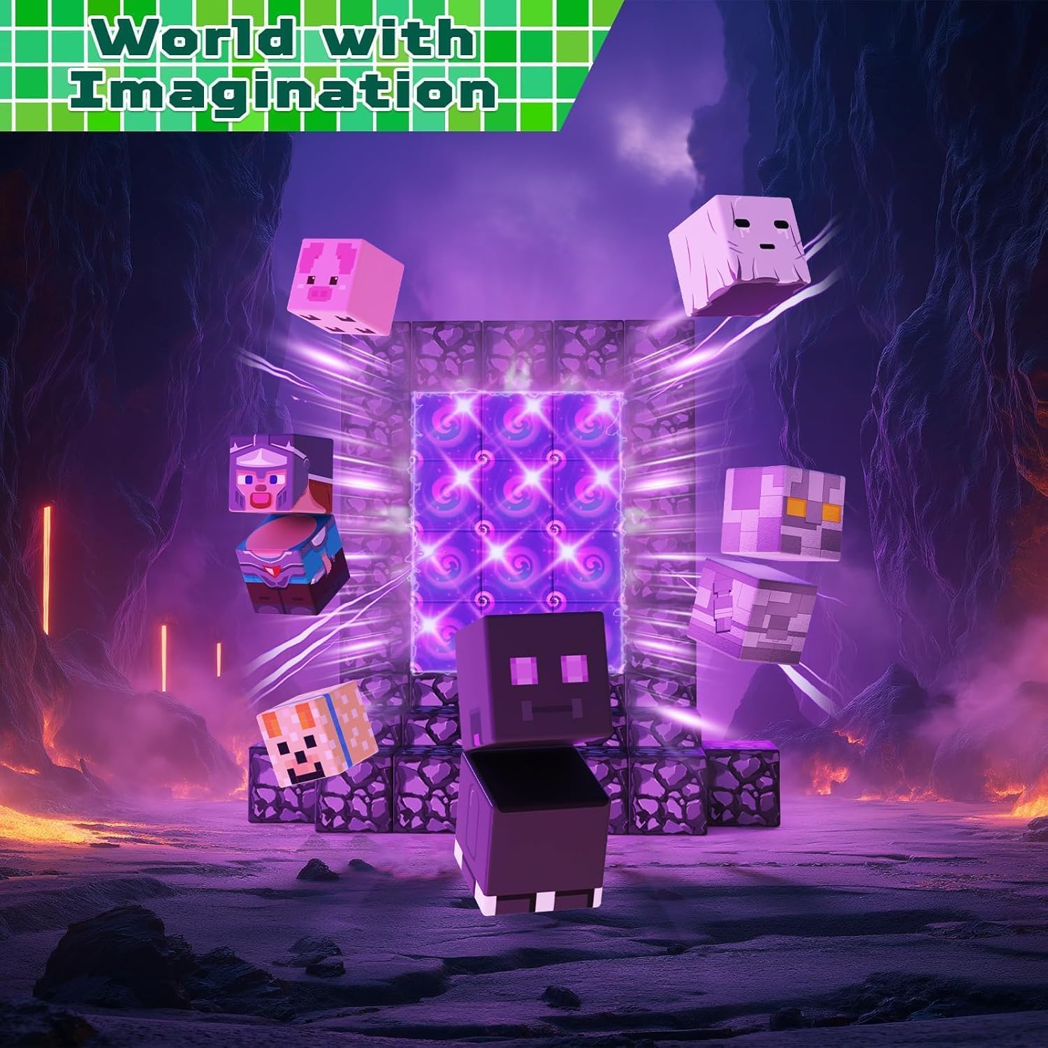 GraceDuck forest theme blocks encourage collaborative storytelling and spatial skills