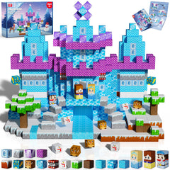 GraceDuck magnetic blocks Ice castle build sparks imagination and storytelling.