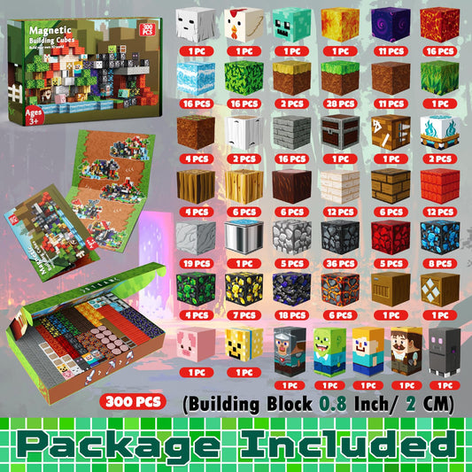 GraceDuck magnetic blocks stack and build to boost hand eye coordination