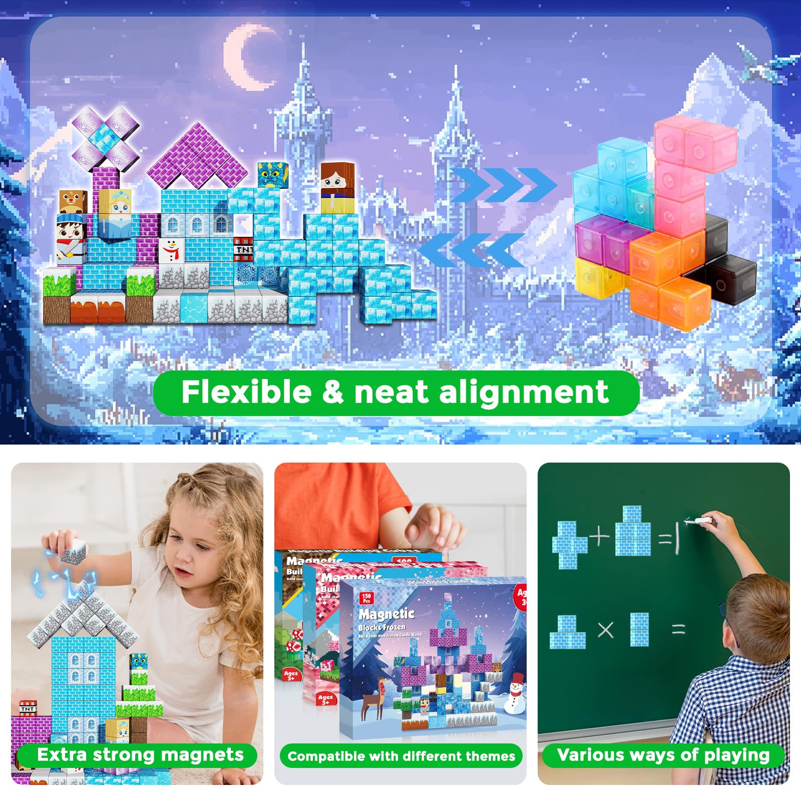 GraceDuck STEM blocks encourage hands-on learning and spatial understanding.