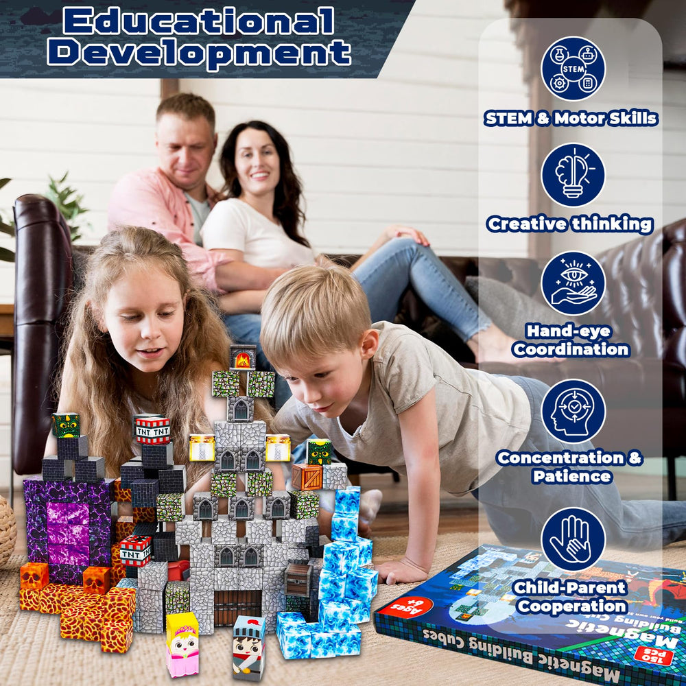 GraceDuck STEM learning blocks encourage focus, creativity, and spatial thinking