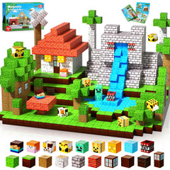 GraceDuck magnetic blocks windmill castle for imaginative play and sturdy builds